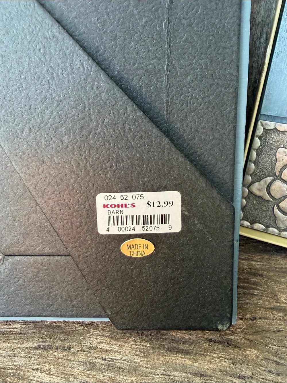 SONOMA Blue Decorative Pair of Picture Frames with Silver Accents